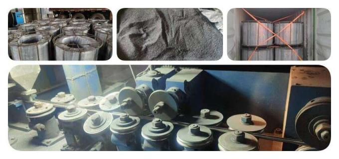 Μεταλλικό κράμα καλωδίου με πυρήνα ασβεστίου σχεδόν πυρήνα καλωδίου 1,3 εκατοστά 2