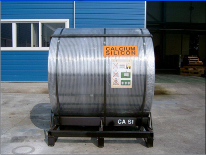 Χάλυβα κατασκευής 13mm πυρήνα σύρμα κράμα CaFe ασβέστιο πυρήνα σύρμα πυρήνα 4